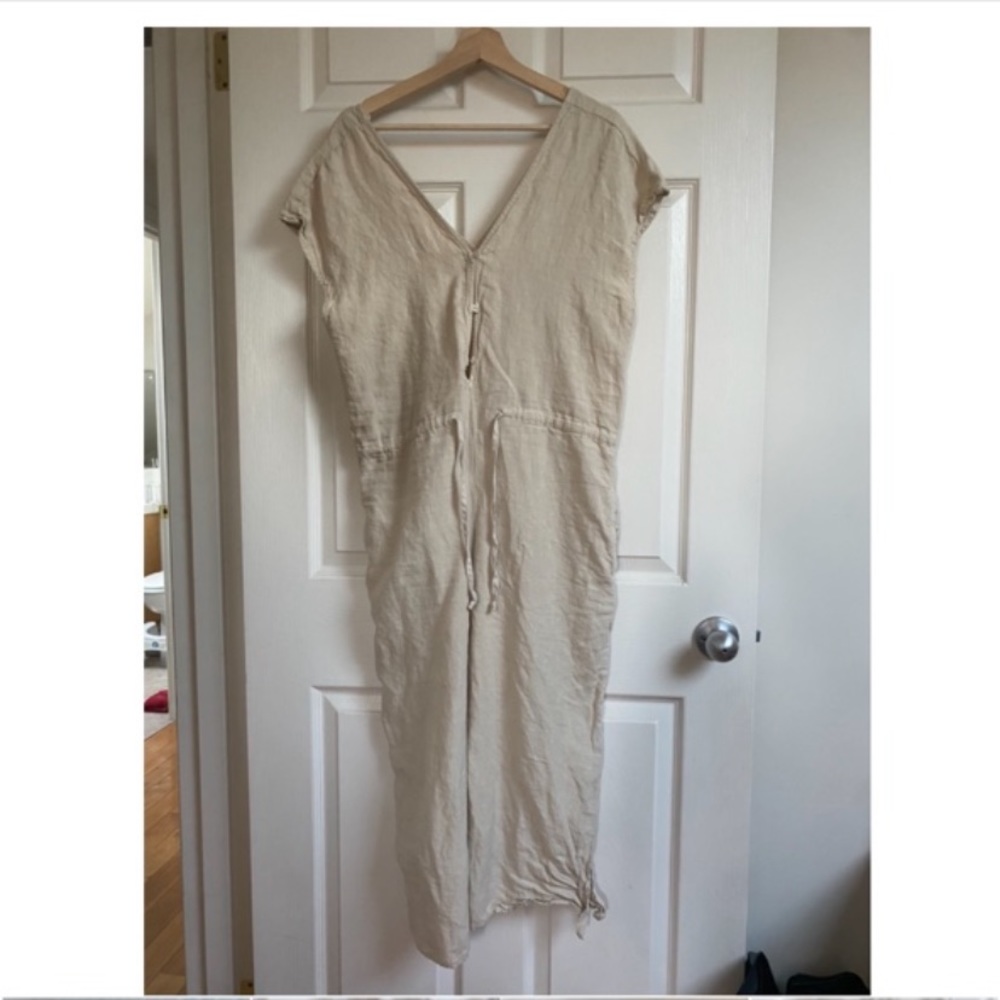 Cloth & Stone Small Linen Jumpsuit